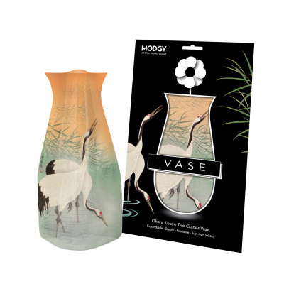 Ohara Koson Two Cranes Vase Ohara Koson Two Cranes Vase