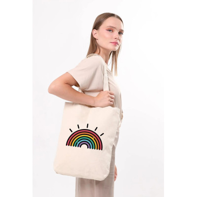 Canvas Tote Bag Rainbow