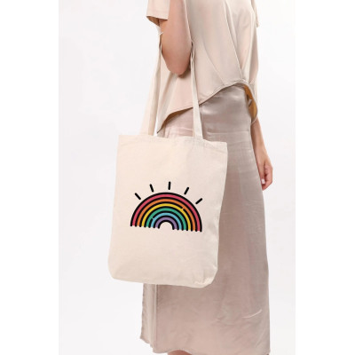 Canvas Tote Bag Rainbow