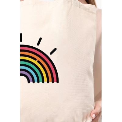 Canvas Tote Bag Rainbow