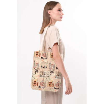 Canvas Tote Bag Cities