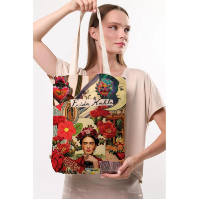 Canvas Tote Bag Frida Kahlo