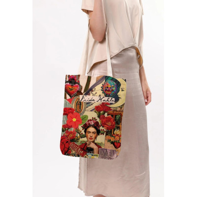 Canvas Tote Bag Frida Kahlo