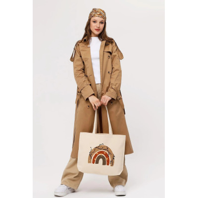 Canvas Tote Bag Starry Rainbow