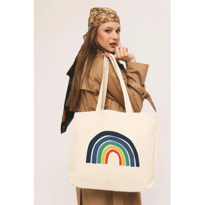 Canvas Tote Bag Rainbow Canvas Tote Bag Rainbow