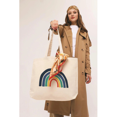 Canvas Tote Bag Rainbow Canvas Tote Bag Rainbow