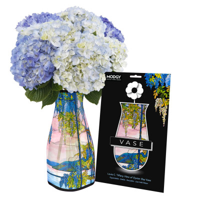 Louis C. Tiffany View of Oyster Bay Expandable Vase