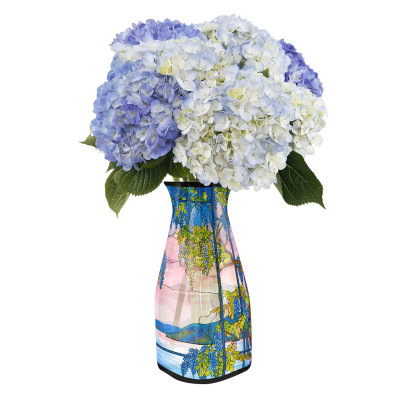 Louis C. Tiffany View of Oyster Bay Expandable Vase