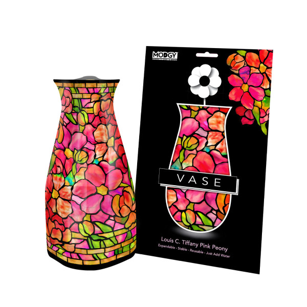 Louis C. Tiffany Pink Peony Vase