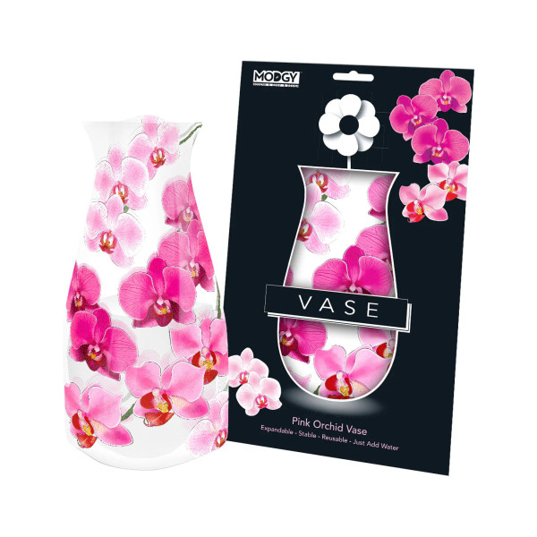 Pink Orchid Vase