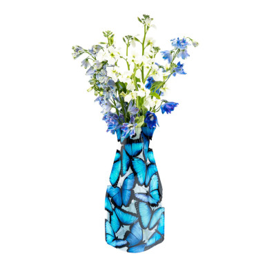 Blue Morpho Butterfly Vase Blue Morpho Butterfly Vase