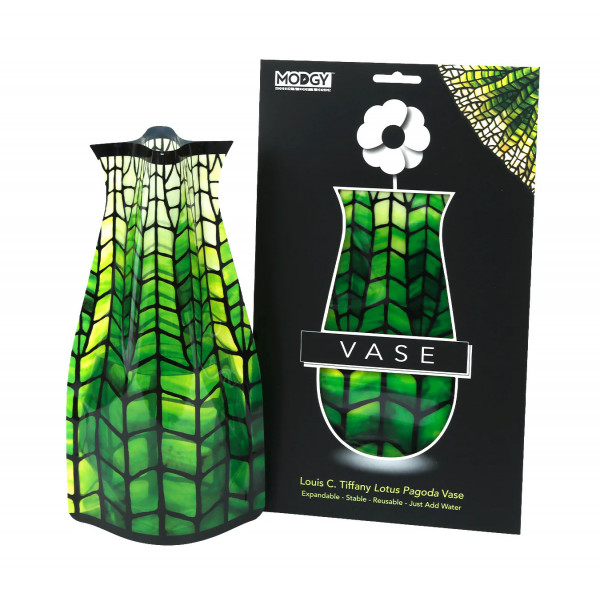 Louis C. Tiffany Lotus Pagoda Vase