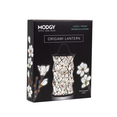 Louis C. Tiffany Magnolia Window Origami Lantern