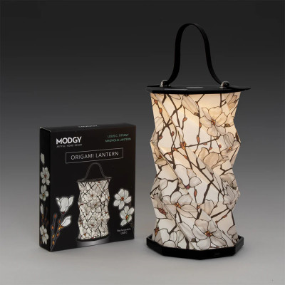 Louis C. Tiffany Magnolia Window Origami Lantern