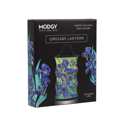 Vincent Van Gogh Irises Origami Lantern Vincent Van Gogh Irises Origami Lantern