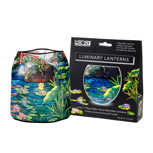 Louis C. Tiffany Mellon House Waterlilies Luminaries