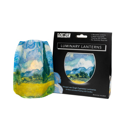 Van Gogh Wheat Field With Cypresses Luminaries Van Gogh Wheat Field With Cypresses Luminaries