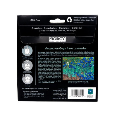Vincent Van Gogh Irises Luminary Vincent Van Gogh Irises Luminary
