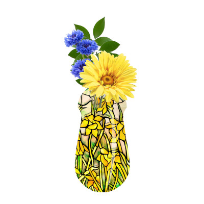 Louis C. Tiffany Daffodils Suction Cup Bud Vase Louis C. Tiffany Daffodils Suction Cup Bud Vase