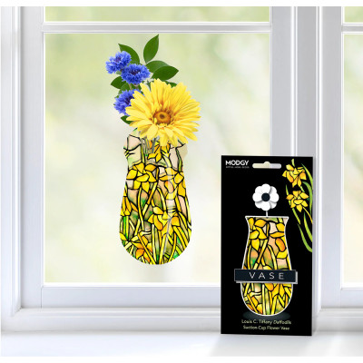 Louis C. Tiffany Daffodils Suction Cup Bud Vase Louis C. Tiffany Daffodils Suction Cup Bud Vase