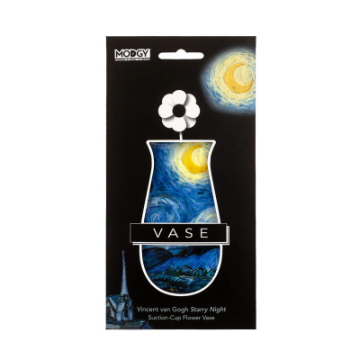Vincent Van Gogh Starry Night Suction Cup Bud Vase Vincent Van Gogh Starry Night Suction Cup Bud Vase