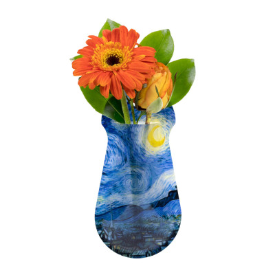 Vincent Van Gogh Starry Night Suction Cup Bud Vase Vincent Van Gogh Starry Night Suction Cup Bud Vase
