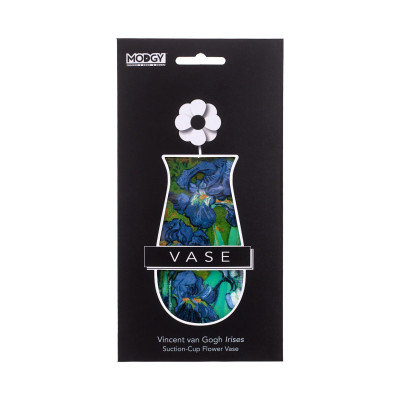 Vincent van Gogh Irises Suction Cup Bud Vase Vincent van Gogh Irises Suction Cup Bud Vase