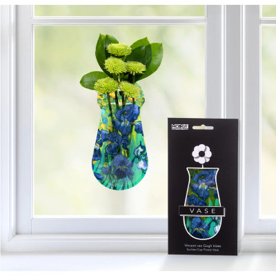 Vincent van Gogh Irises Suction Cup Bud Vase Vincent van Gogh Irises Suction Cup Bud Vase