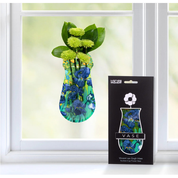 Vincent van Gogh Irises Suction Cup Bud Vase