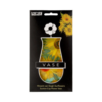 Vincent van Gogh Sunflowers Suction Cup Bud Vase Vincent van Gogh Sunflowers Suction Cup Bud Vase