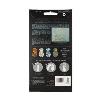 Vincent van Gogh Almond Blossom Suction Cup Bud Vase Vincent van Gogh Almond Blossom Suction Cup Bud Vase