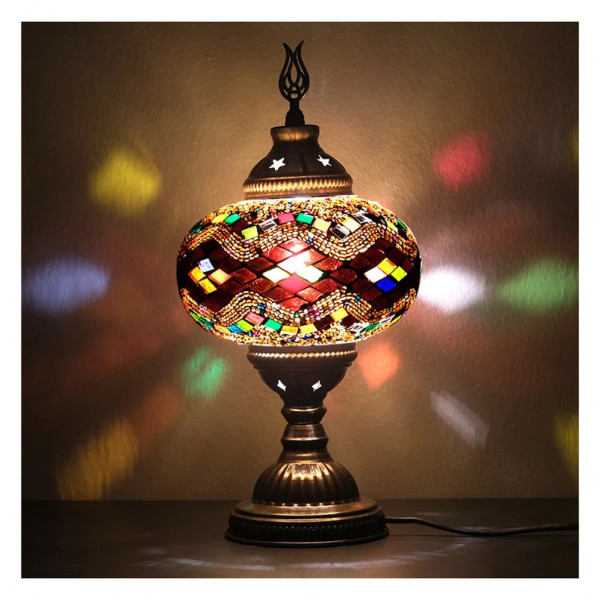 Mosaic Desk Lamp - Various Colors (S)