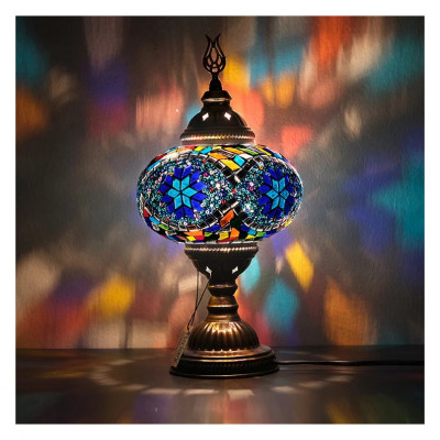 Turkish Lamp, Mosaic Desk Lamp, Moroccan Tamle Lamp, Standing Lamp, Turkish Bedside Lighting, Turkish Oriental Design