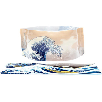 Hokusai The Great Wave Dog Bowls Hokusai The Great Wave Dog Bowls