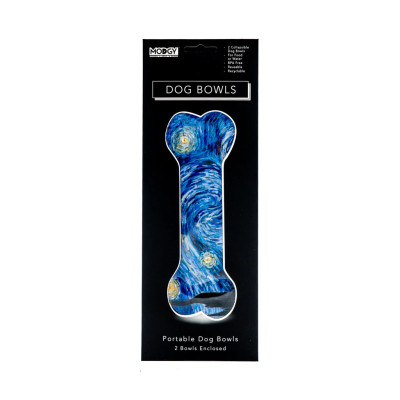 Vincent van Gogh Starry Night Dog Bowls Vincent van Gogh Starry Night Dog Bowls