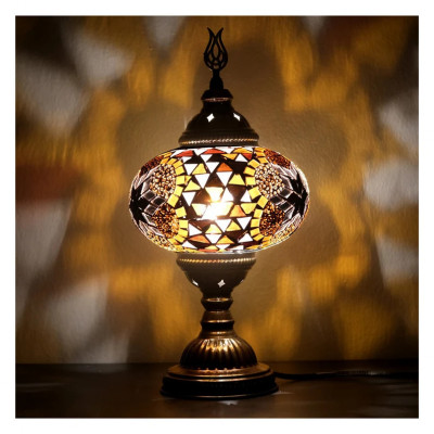 Turkish Lamp, Mosaic Desk Lamp, Moroccan Tamle Lamp, Standing Lamp, Turkish Bedside Lighting, Turkish Oriental Design