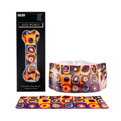 Kandinsky Circles Dog Bowls Kandinsky Circles Dog Bowls