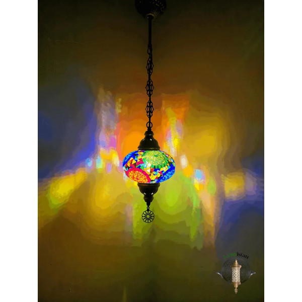 Mosaic Hanging Lamp - Various Colors (S)