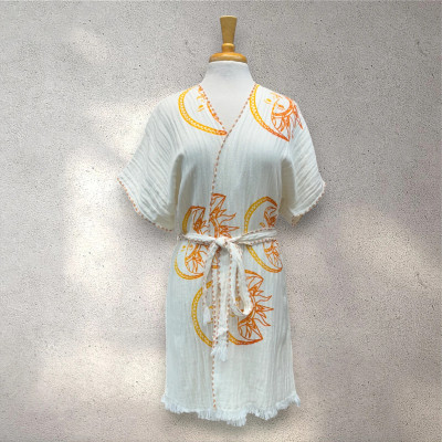 Turkish Cotton Muslin Kimono - Sun&Moon Turkish Cotton Muslin Kimono - Sun&Moon