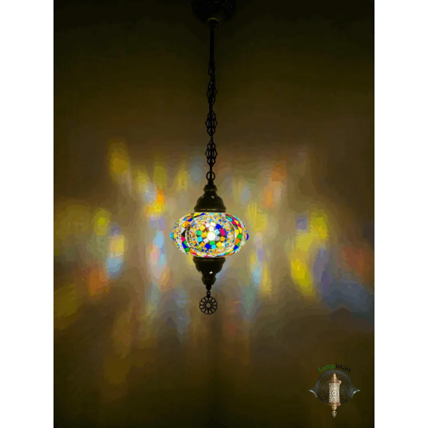 Mosaic Hanging Lamp - Various Colors (S)