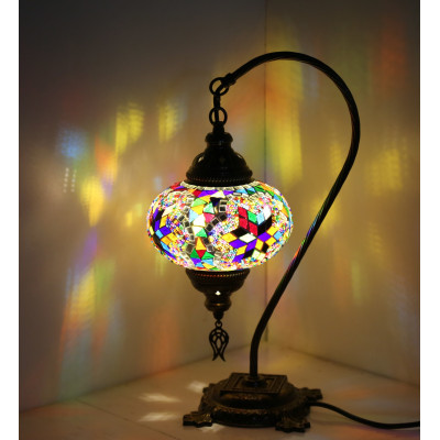 Turkish Lamp, Mosaic Desk Lamp, Moroccan Tamle Lamp, Standing Lamp, Turkish Bedside Lighting, Turkish Oriental Design, swan neck Turkish Lamp, Mosaic Desk Lamp, Moroccan Tamle Lamp, Standing Lamp, Turkish Bedside Lighting, Turkish Oriental Design, swan neck