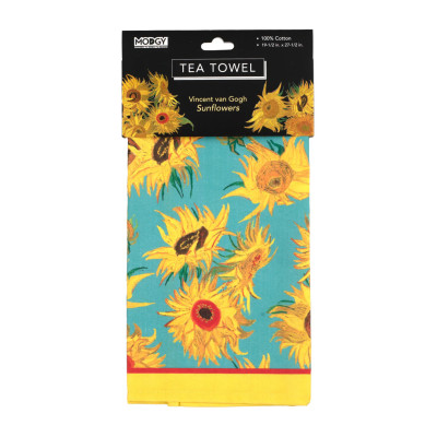 Vincent van Gogh Sunflowers Tea Towel