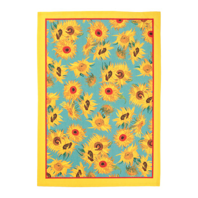 Vincent van Gogh Sunflowers Tea Towel