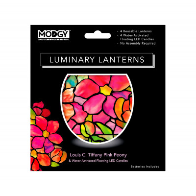 Louis C. Tiffany Pink Peony Luminaries