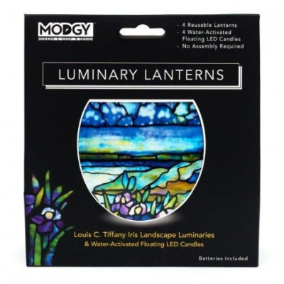 Louis C. Tiffany Iris Landscape Luminaries