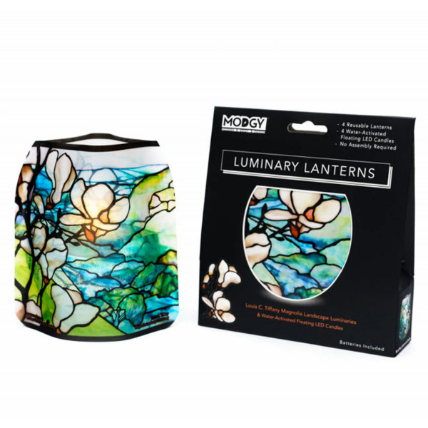 Louis C. Tiffany Magnolia Landscape Luminaries