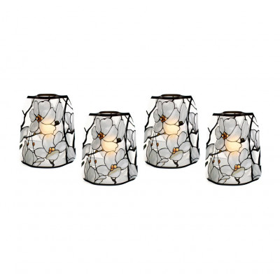 Louis C. Tiffany Magnolia Window Luminaries Louis C. Tiffany Magnolia Window Luminaries