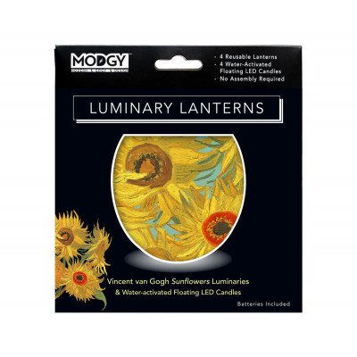 Vincent Van Gogh Sunflowers Luminaries