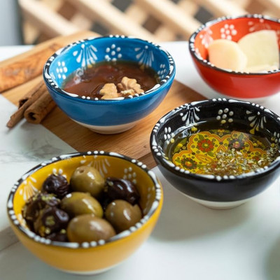 Ceramic Small Bowls - Red