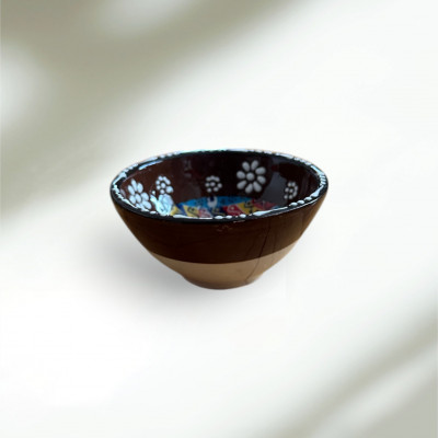 Ceramic Small Bowls - Dark Brown